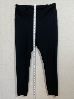 GAPFIT Black High Rise Power Leggings Side Pockets /Large/  Workout A++